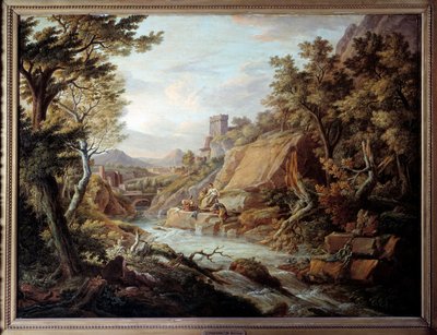 Landschaft und Fluss von Jean Antoine Constantin