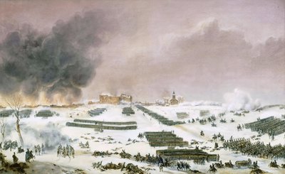 Die Schlacht von Preußisch-Eylau am 7. Februar 1807 von Jean Antoine Simeon Fort