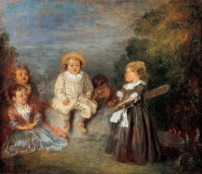 Glückliches Zeitalter! Goldenes Zeitalter von Jean Antoine Watteau