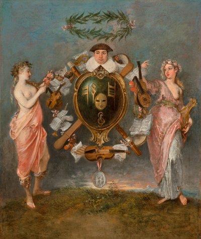 Die Verbindung von Musik und Komödie von Jean Antoine Watteau