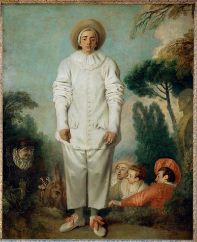 Pierrot, früher Gilles genannt von Jean Antoine Watteau