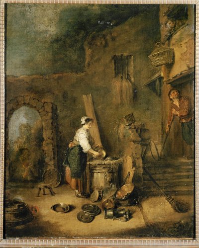 Der Koch von Jean Antoine Watteau