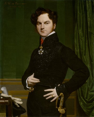 Amédée-David, der Graf von Pastoret, 1823-26 von Jean Auguste Dominique Ingres