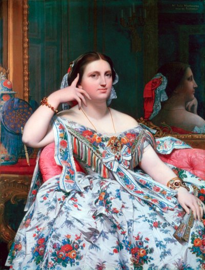 Madame Moitessier, 1856 von Jean Auguste Dominique Ingres