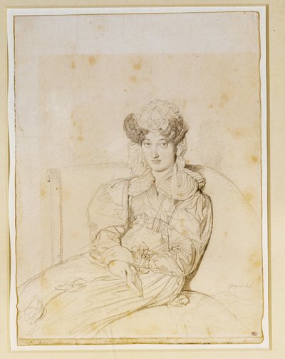 Marie Marcotte de Sainte Marie, Schwägerin von Marcotte von Jean Auguste Dominique Ingres