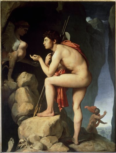 Ödipus und die Sphinx von Jean Auguste Dominique Ingres