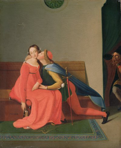 Paolo und Francesca von Jean Auguste Dominique Ingres
