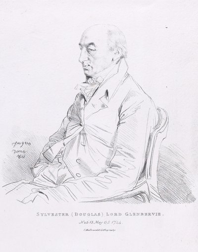 Porträt von Sylvester (Douglas), Lord Glenbervie von Jean Auguste Dominique Ingres