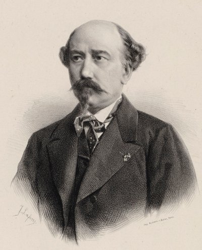 Porträt des Komponisten Aimé Maillart 1817-1871 von Jean Baptiste Adolphe Lafosse