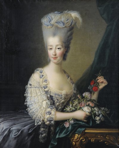 Prinzessin Maria Theresa von Savoyen 1756-1805, Gräfin von Artois von Jean Baptiste André Gautier Dagoty
