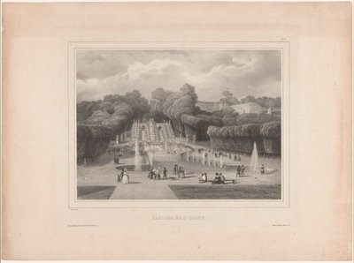 Brunnen beim Château de Saint-Cloud von Jean Baptiste Arnout