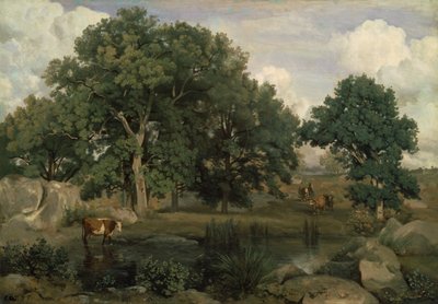 Wald von Fontainebleau von Jean-Baptiste-Camille Corot