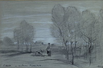 Landschaft, 1864 von Jean Baptiste Camille Corot