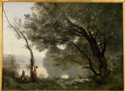 Erinnerung an Mortefontaine von Jean Baptiste Camille Corot