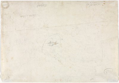 Skizze für eine Landschaft (verso) von Jean Baptiste Camille Corot
