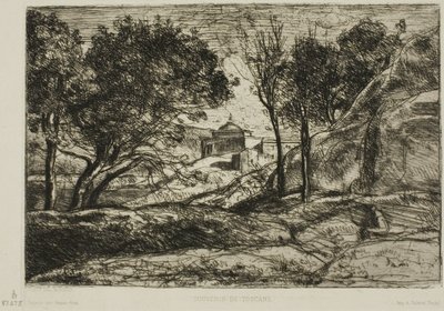 Erinnerung an die Toskana von Jean Baptiste Camille Corot