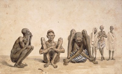 Schwarze Menschen von Rio Janeiro, ca. 1825-6 von Jean Baptiste Debret