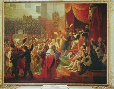 Erste Verleihung des Kreuzes der Ehrenlegion in der Kirche Les Invalides von Jean Baptiste Debret