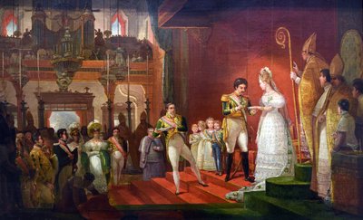 Zweite Heirat von S.M.I. D. Pedro I von Jean Baptiste Debret