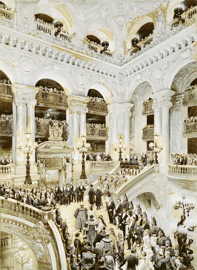 Einweihung des Pariser Opernhauses, 5. Januar 1875, 1878 von Jean Baptiste Edouard Detaille