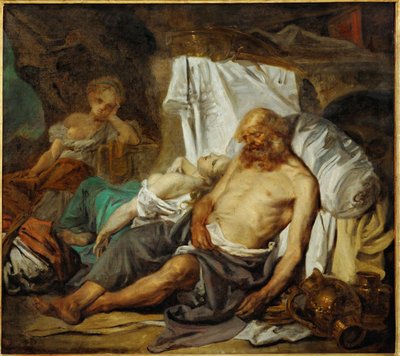 Lot und seine Töchter von Jean Baptiste Greuze