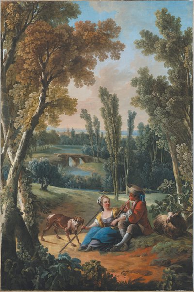 Die Flötenstunde von Jean Baptiste Huet