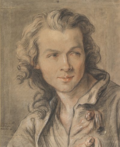Porträt von Étienne Maurice Falconet, 1741 von Jean Baptiste II Lemoyne