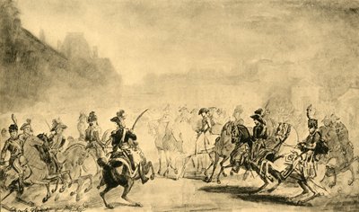 Revue du Quintidi, 1800 oder 1801, 1921 von Jean Baptiste Isabey