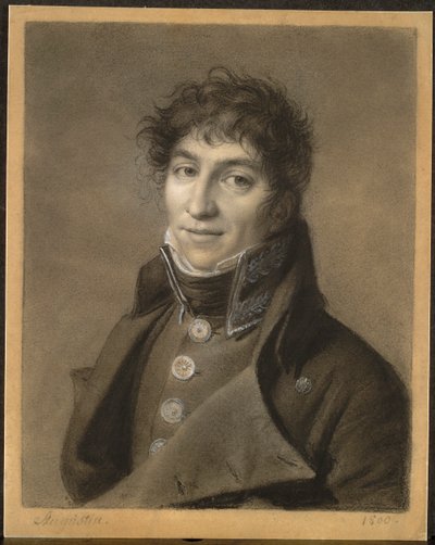 Porträt eines Mannes, 1800 von Jean Baptiste Jacques Augustin