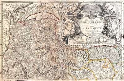Karte von Savoyen und Piemont (Italien) von Jean Baptiste Nolin