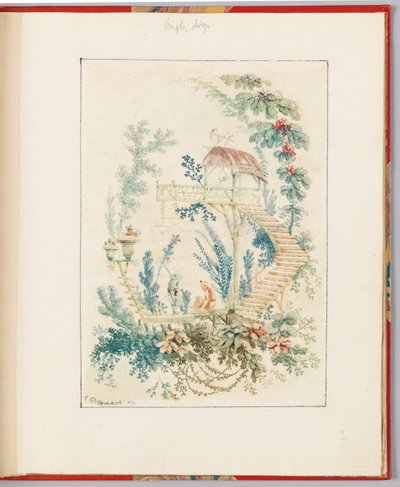Ornamentales Design aus "Nouvelle suite de cahiers arabesques chinois a l