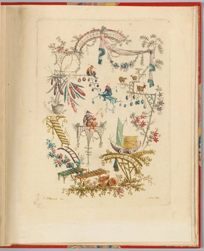 Ornamentales Design aus "Nouvelle suite de cahiers chinois a l