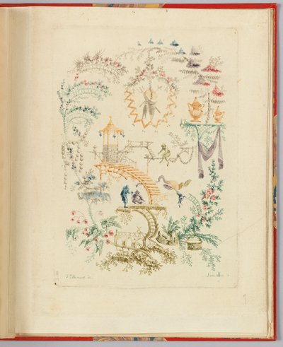 Ornamentales Design aus "Nouvelle suite de cahiers chinois a l