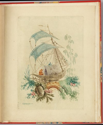 Ornamentales Design aus "Nouvelle suite de cahiers chinois a l