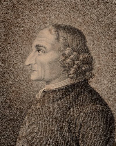 Porträt des Geigers und Komponisten Giuseppe Tartini von Jean Baptiste Ponce Lambert