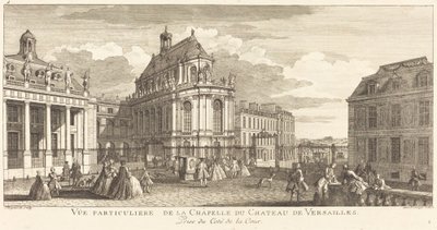Besondere Ansicht der Kapelle des Schlosses von Versailles von Jean Baptiste Rigaud