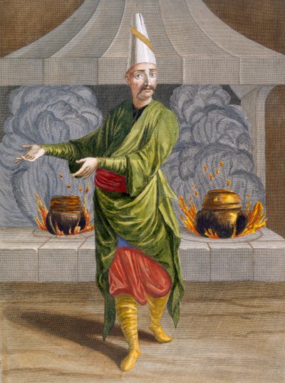 Beulouk-Bachi, Chefkoch des Sultans, ca. 1708 von Jean Baptiste Vanmour