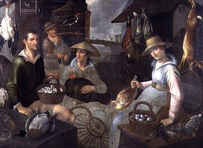 Ein Marktstand von Jean Baptiste de (attr. to) Saive