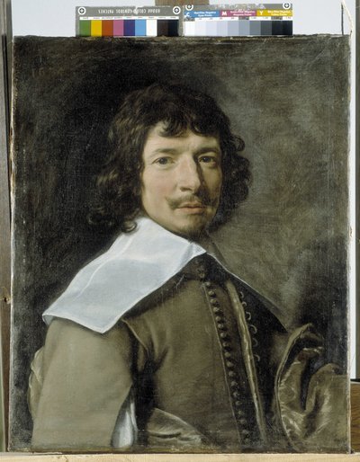 Porträt eines Mannes, auch genannt "Der Mann in Grau" von Jean Baptiste de Champaigne