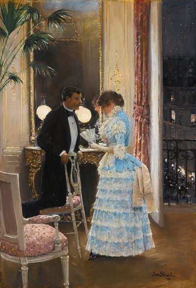 Ein Gespräch von Jean Beraud