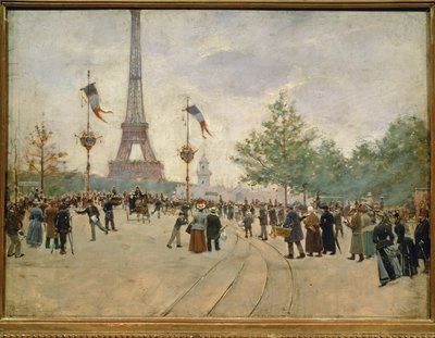Eingang zur Weltausstellung in Paris von Jean Beraud