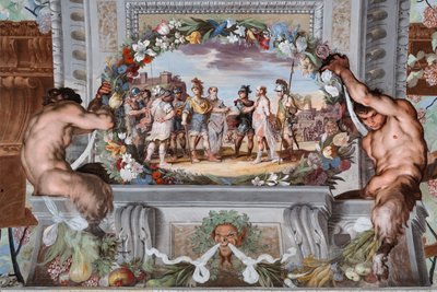 Acete, von zwei Soldaten gefangen gehalten, erzählt Pentheus und seinen Kriegern die Taten des Bacchus von Jean Boulanger