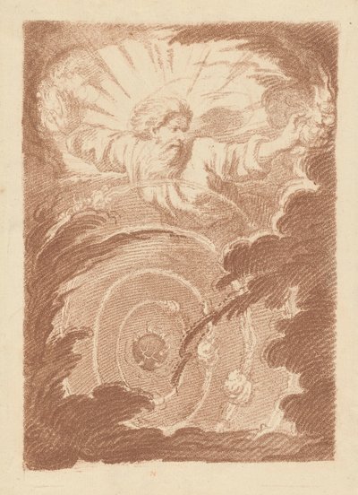 Gott der Vater erschafft die Himmel von Jean Charles François