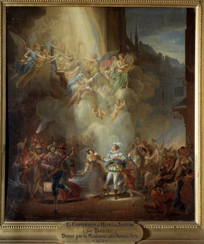Die Bekehrung von Henri de Joyeuse (1567-1608) von Jean Charles Tardieu