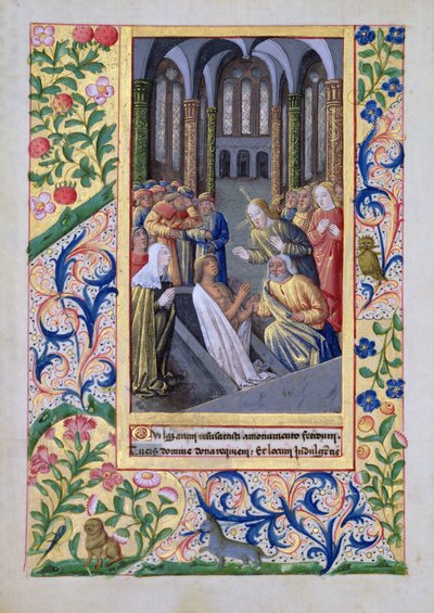 Auferweckung des Lazarus, aus dem 