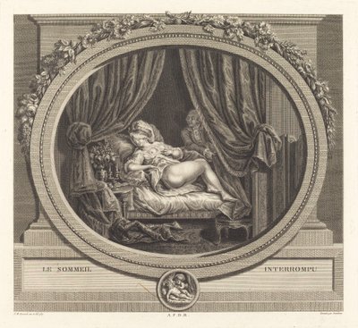 Der unterbrochene Schlaf von Jean Dambrun after François Marie Isidore Queverdo