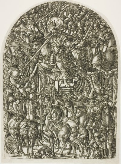 Christus im Krieg mit den Königen der Erde von Jean Duvet