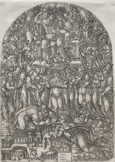 Die Apokalypse: Eine unzählbare Menge vor dem Thron, 1555 von Jean Duvet