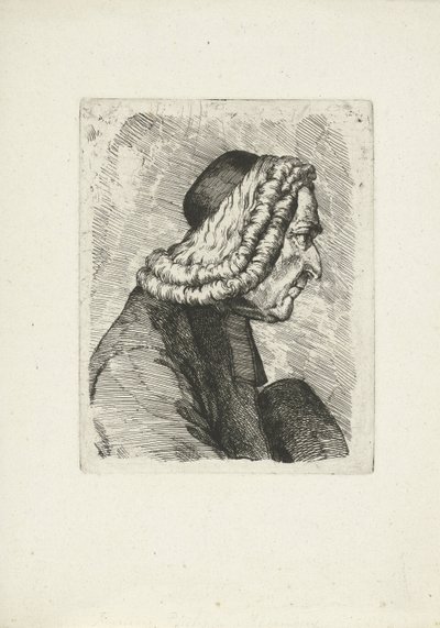 Porträt von Francois-Philippe Mesenguy von Jean Duvivier (attributed to)