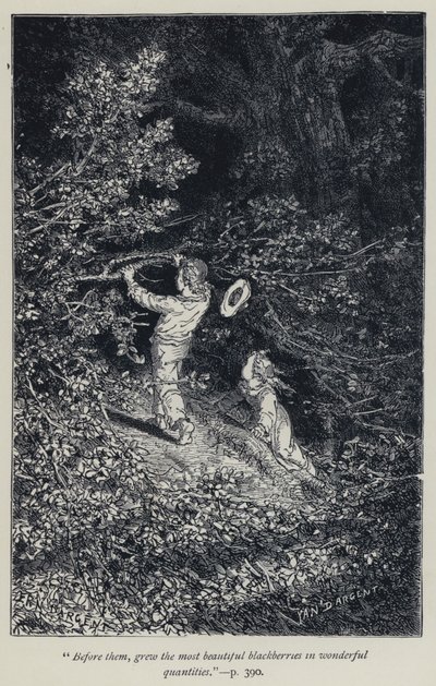 „Vor ihnen wuchsen die schönsten Brombeeren in wunderbaren Mengen“ von Jean Edouard Dargent